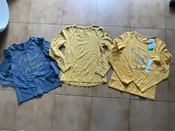 Lot 3 t shirts fille 10 ans
