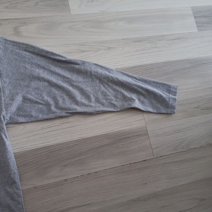 T-shirt homme gris imprimé vintage à manches longues taille L - photo numéro 4