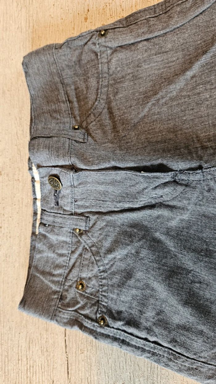 Pantalon classique droit, gris chiné, ajustable, Buissonnière, 6 ans, nickel - photo numéro 4