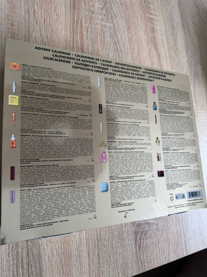 Calendrier de l’avent Sephora Édition limité - photo numéro 3