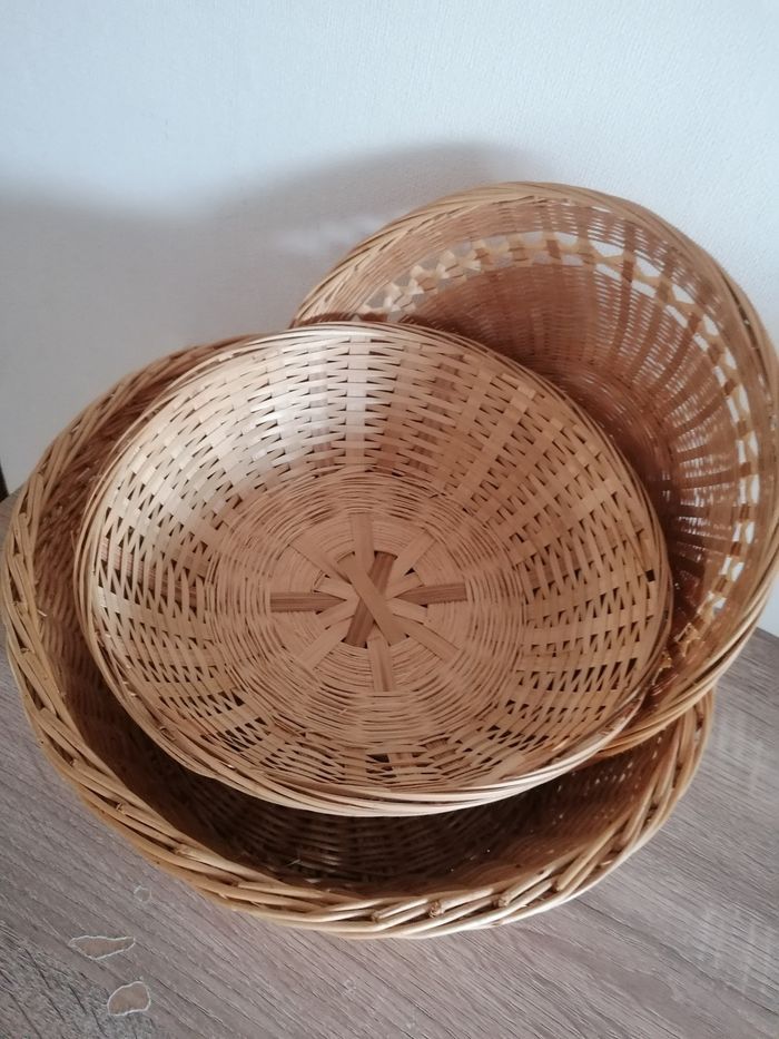 Lot de panières en osier - photo numéro 5