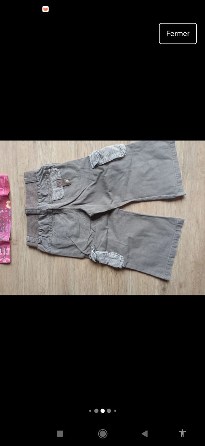T-shirt rose 5 ans et pantalon marron 4 ans o kids Vertbaudet - photo numéro 3
