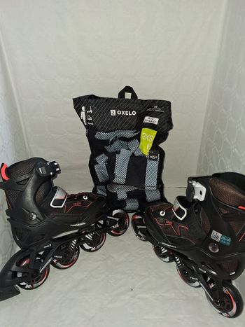 Lot de Roller et protections oxelo taille 29 a 32