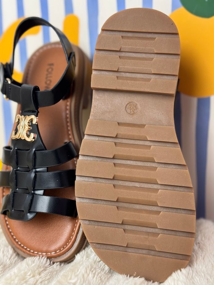 Sandales spartiates fille taille 31 - photo numéro 4