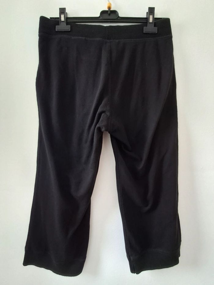 Pantalon noir corsaire en coton - taille M - TB état - photo numéro 2