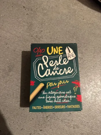 Livre calendrier Perle de cancre