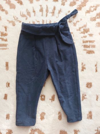 Pantalon confortable zara fille 12-18 mois