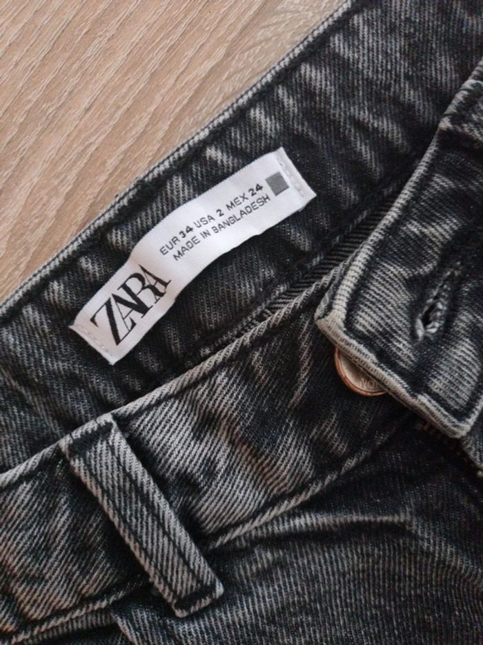 Jeans gris Zara - photo numéro 5