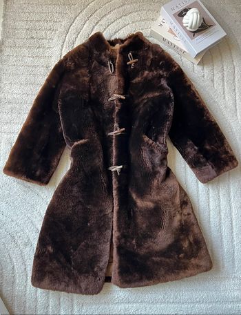 Manteau à fourrure femme
