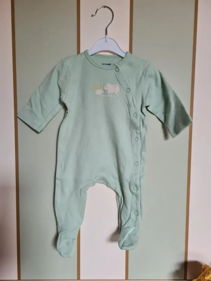Pyjama long léger. Kiabi. Bébé garçon 3 mois - photo numéro 2