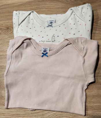 Lot 2 bodies manche longue