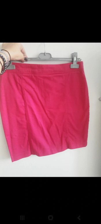 Jupe  t 40 fushia c&a