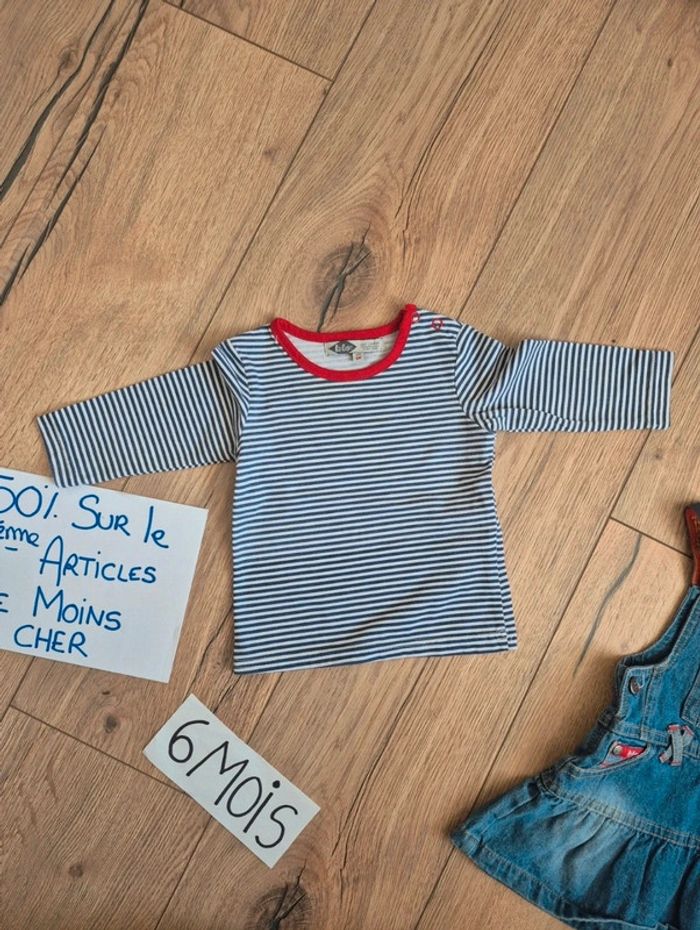 Ensemble lee cooper robe en jean et haut manche longue - photo numéro 6