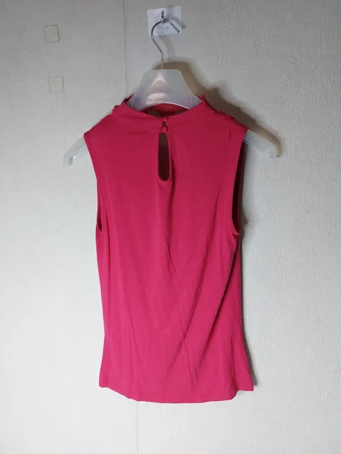Tee-shirt sans manche rouge "Morgan" - photo numéro 2