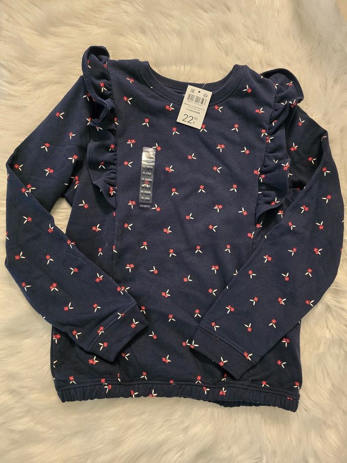 Neuf (non porté)🤩😍🩷🩷superbe  sweat 10 ans fille 🤩😍🩷🩷 - photo numéro 3