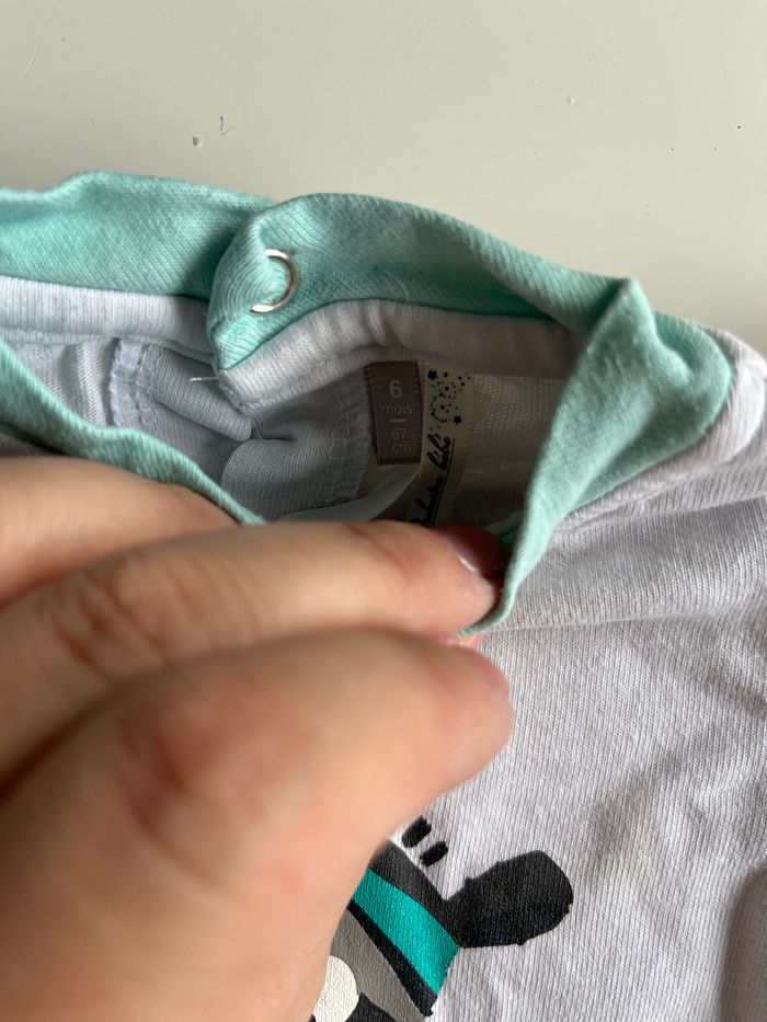 Pull zèbre bébé garçon - photo numéro 2