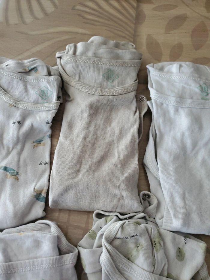 Lot 5 bodis 23 mois Tex manches longues - photo numéro 4