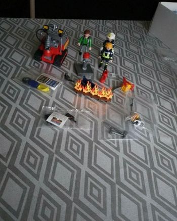 Playmobil scenette incendie