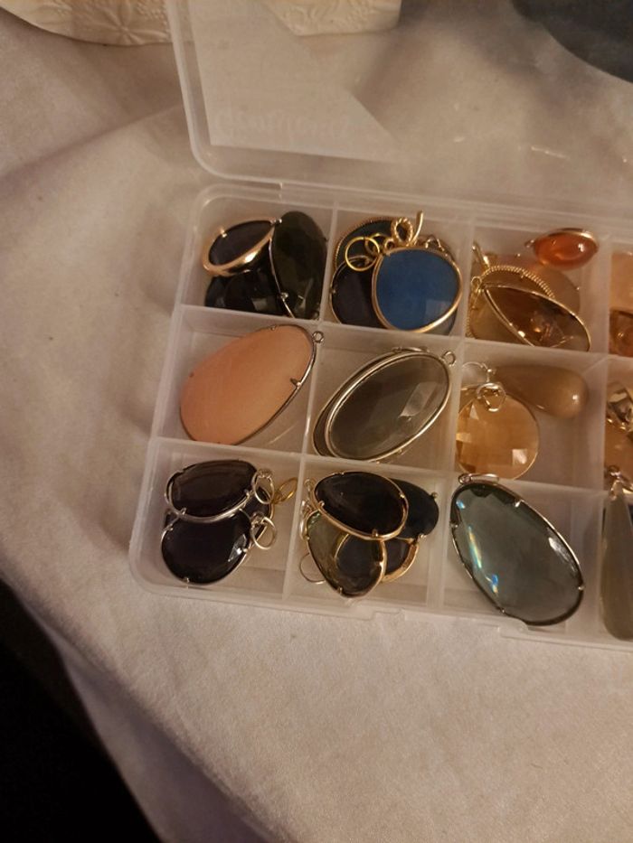 Lot de pendentifs chic multicolore - photo numéro 3