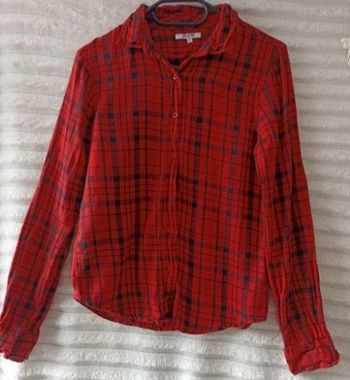 Chemise à carreaux femme