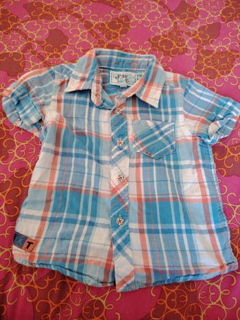 Chemise carreaux 18 mois 