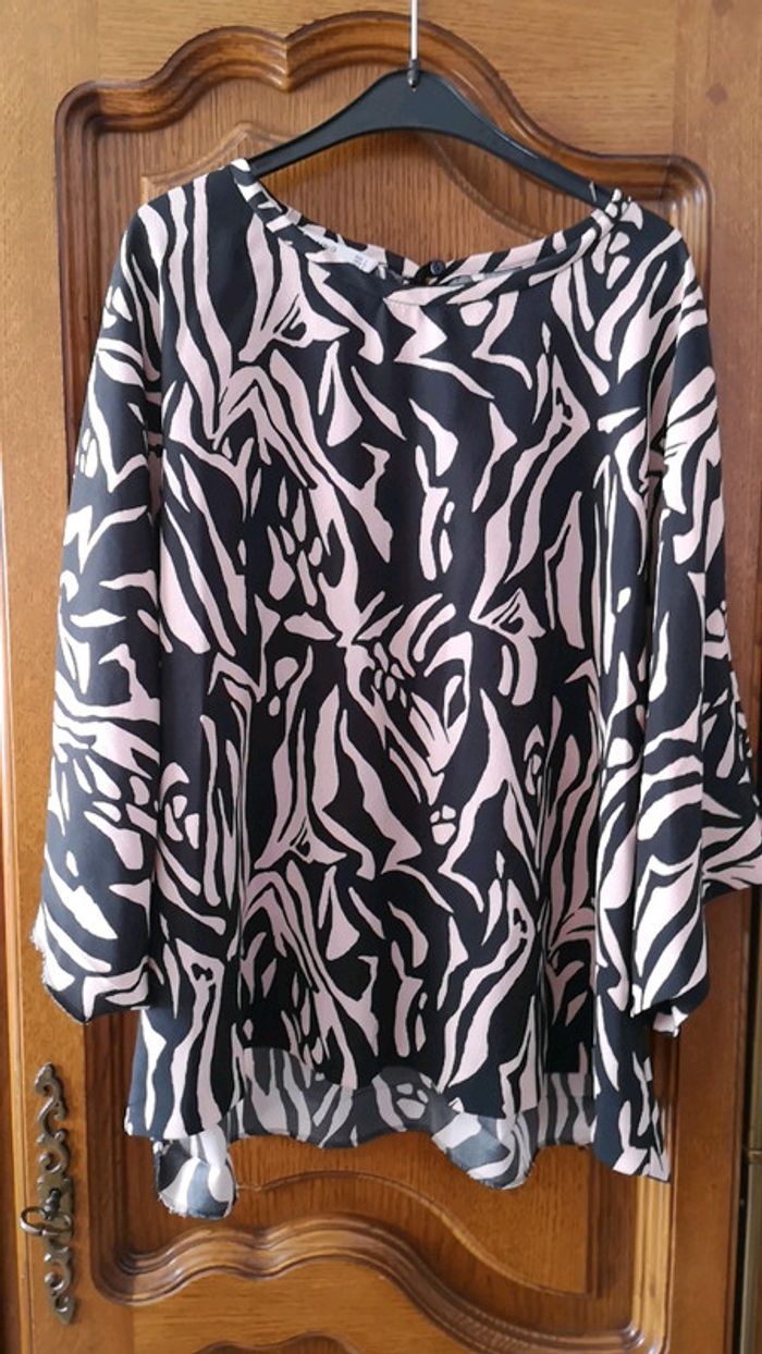 #blouse oversize taille L manches courtes
