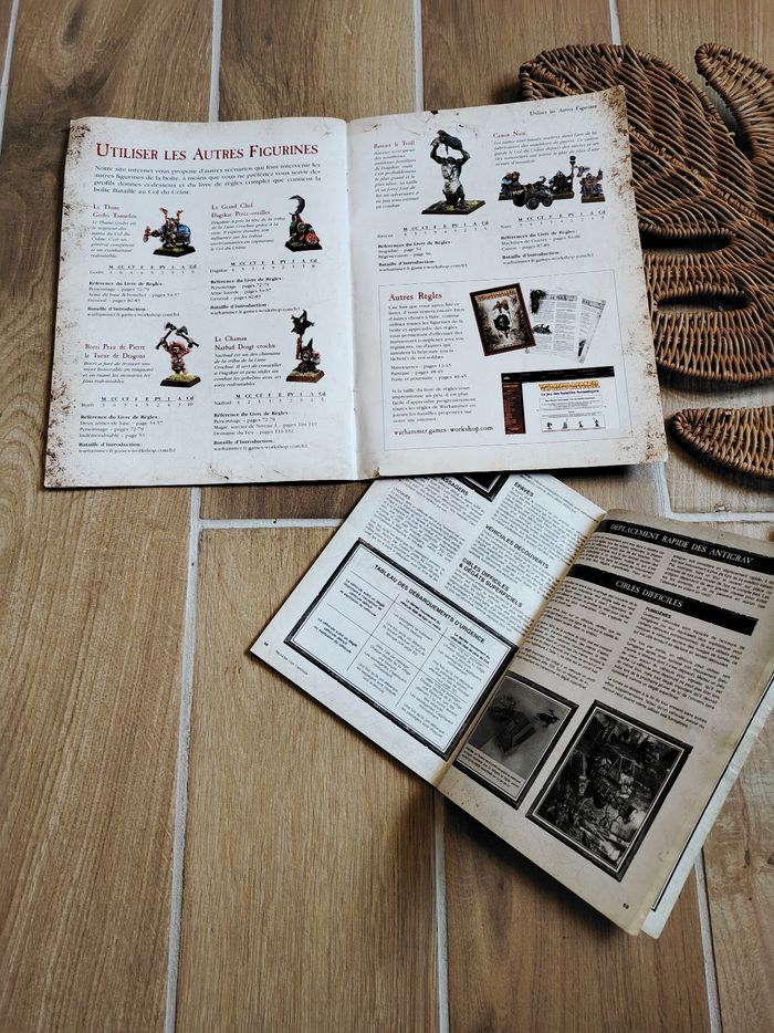 🪖Lot de 2 livres Bataille au col du crâne et Livre de règles 40000k marque Warhammer games workshop - photo numéro 5