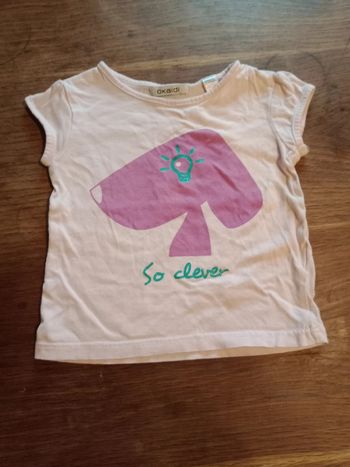 T-shirt bébé fille 2 ans