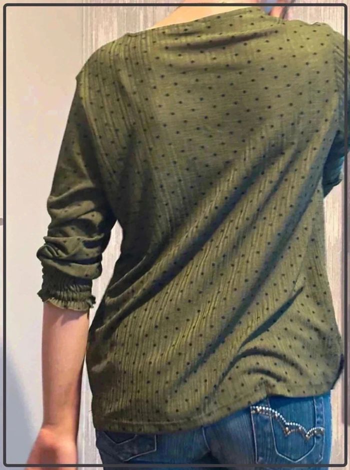 Magnifique  blouse a pois  taille  40 - photo numéro 3