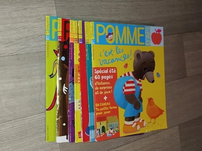 Lot de 7 magazines Pomme d’Api année 2017-18 L015  7543241284 - photo numéro 5