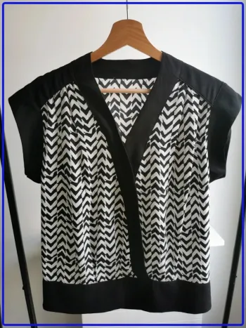 Tee shirt noir et blanc