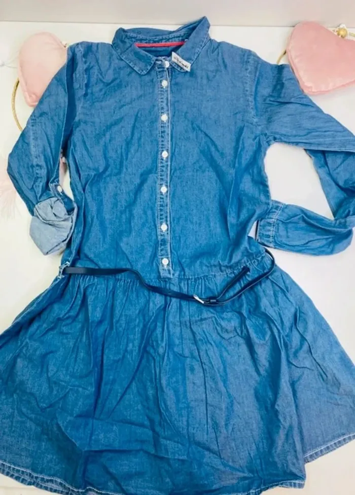 Robe fille - neuf - bleue - Okaïdi - Taille 10 ans