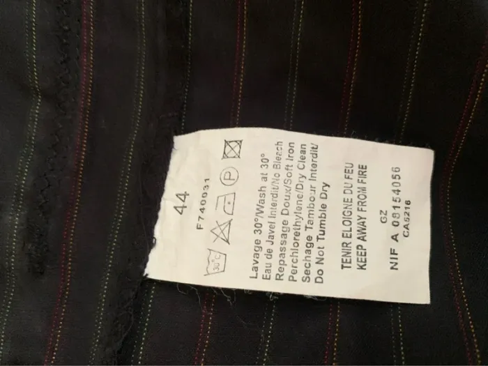 Blazer vintage rayé One Step taille 44 - photo numéro 13