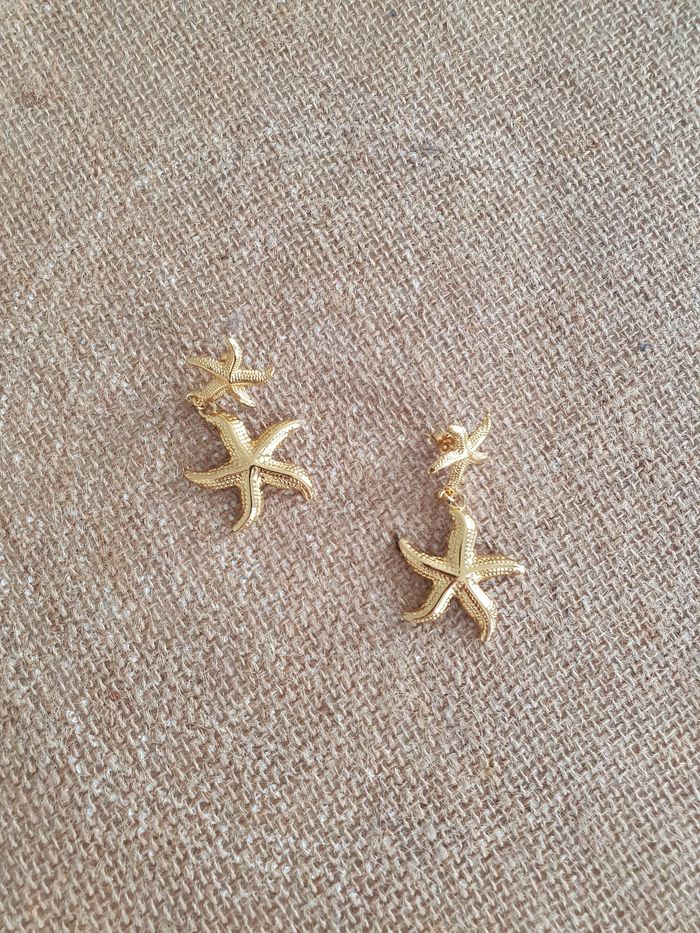 Boucles d'oreilles Étoile de mer