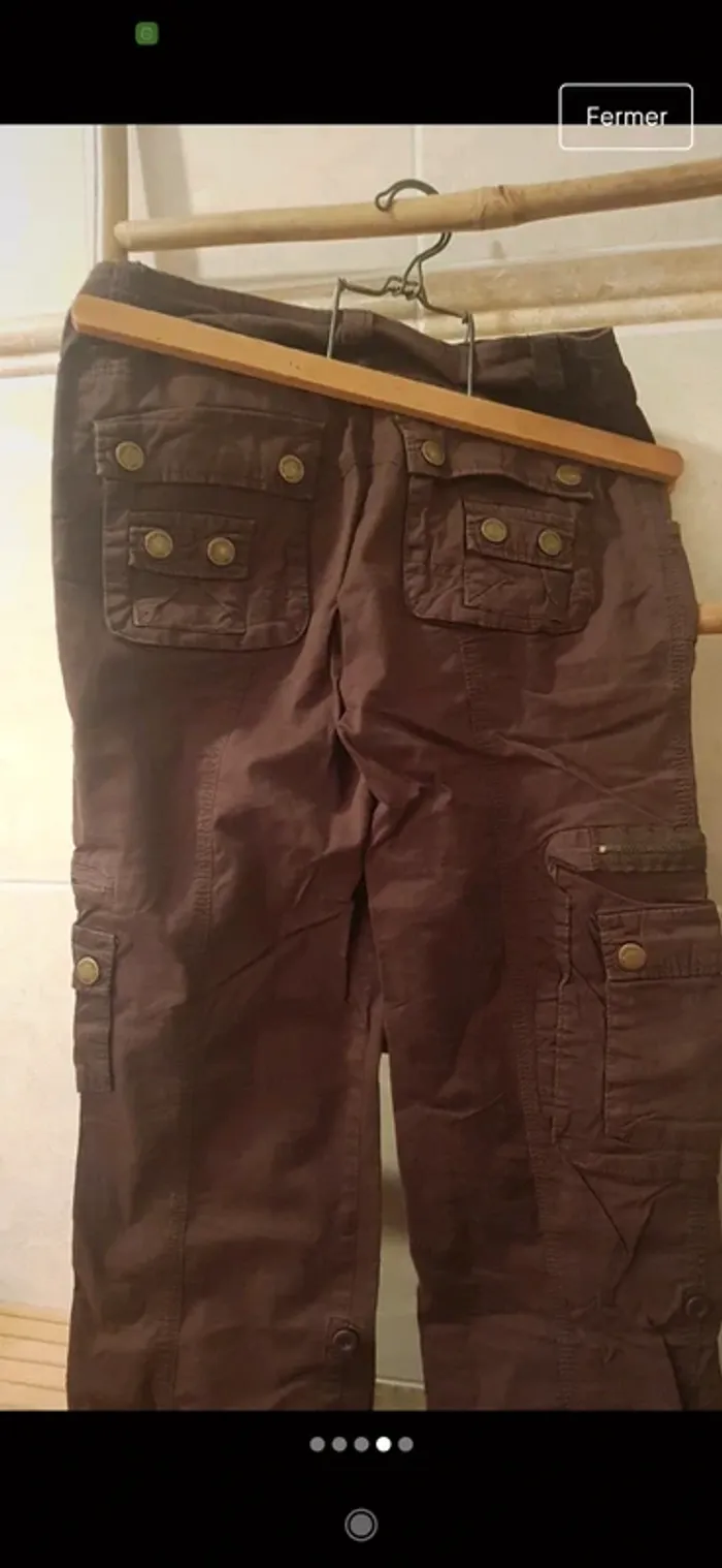 Pantalon 34 des 3 Suisses  cargo avec poches - photo numéro 4