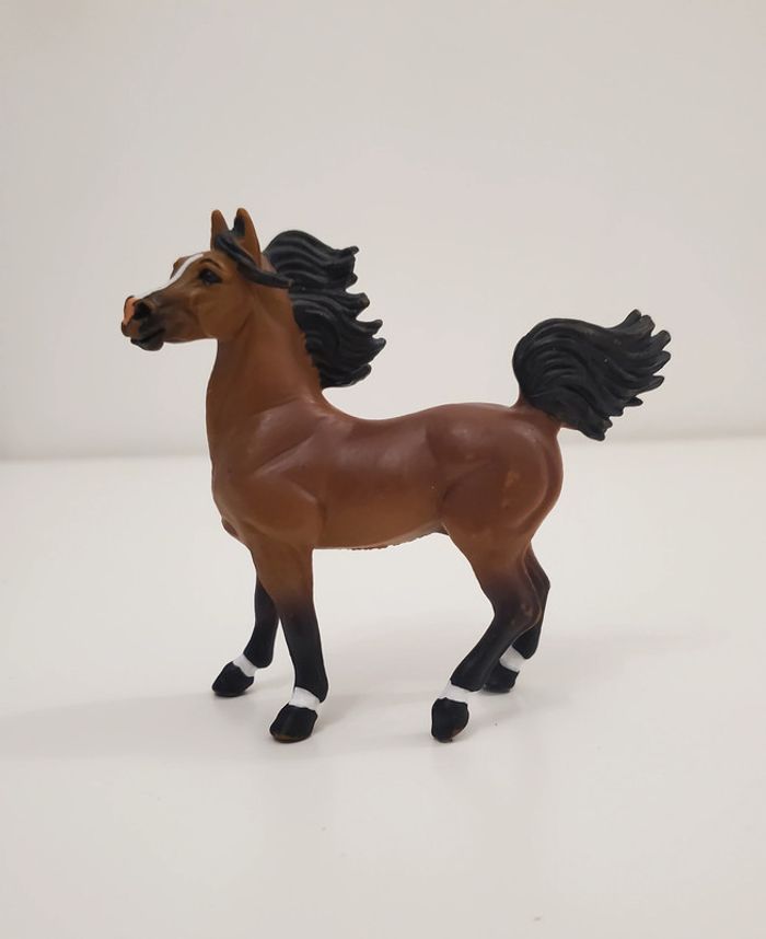 Arabian Animaux Figurine d'un cheval étalon Brun Très bon état - photo numéro 2