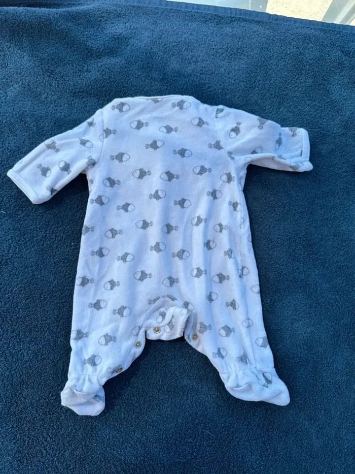 Pyjama velours 1 mois - photo numéro 2