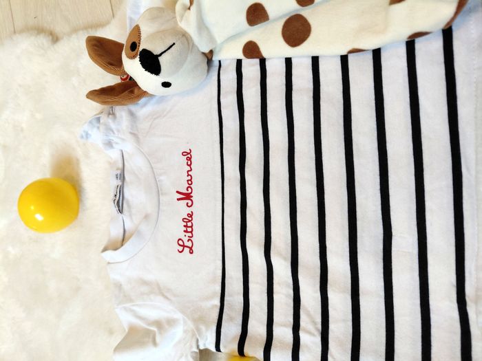 T-shirt MC Little Marcel 12 mois - photo numéro 3