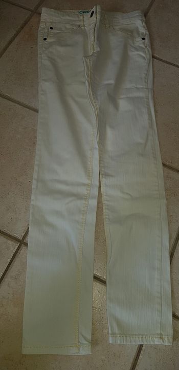Jean jaune pâle fille Creeks