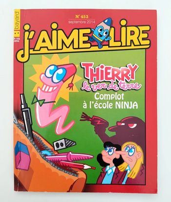 J'aime lire n° 452 Thierry le ver de terre