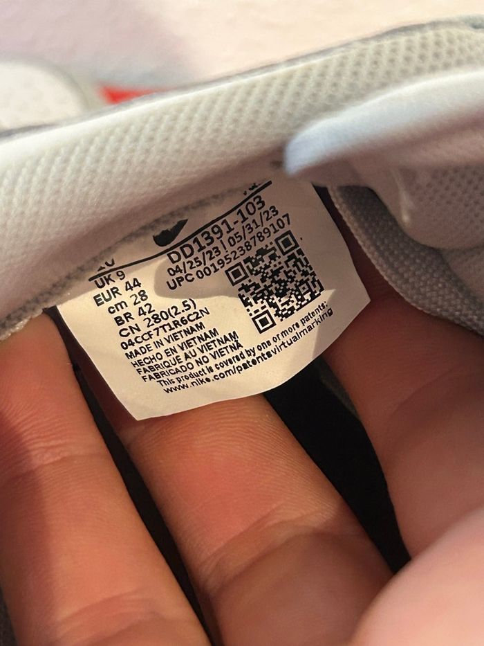 Nike Dunk low grey fog en taille 44 - photo numéro 6