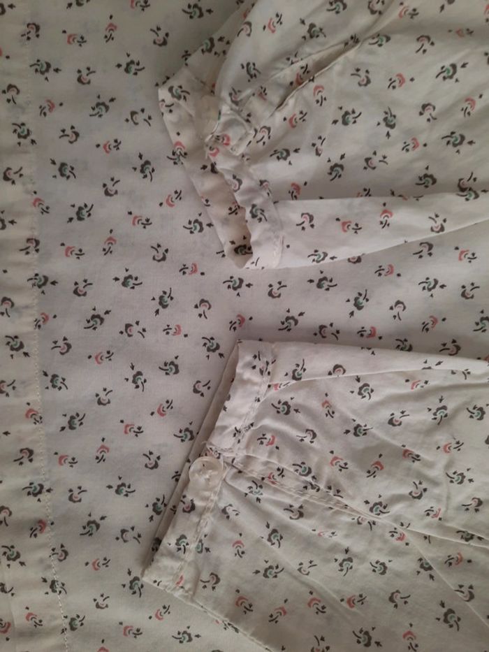 Blouse fleurisergent major 8 ans 128 cm - photo numéro 4