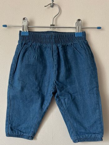 pantalon léger en denim taille 6 mois