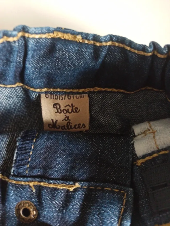 Short jean 6 mois - photo numéro 2
