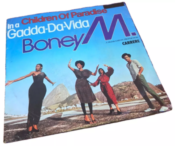 Vinyle 45 tours  Boney M.  Children of Paradise  (1980)  Carrere 49681
