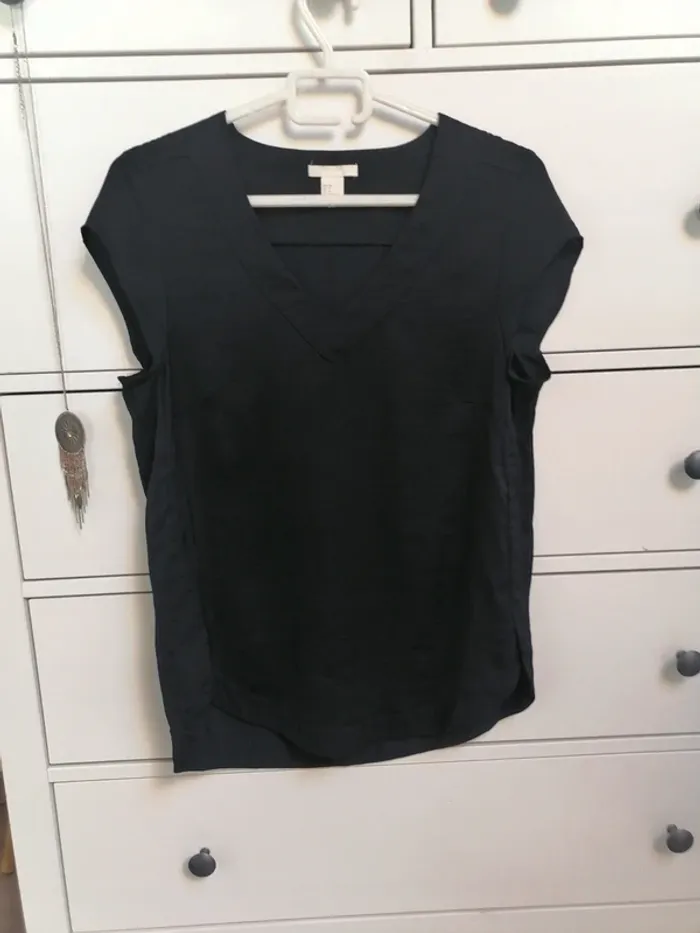Blouse noir 38