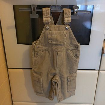 Salopette en velours