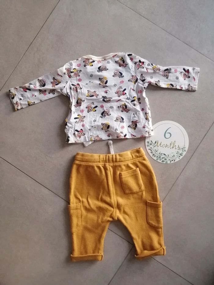 Ensemble pantalon t-shirt chien 6 mois - photo numéro 6