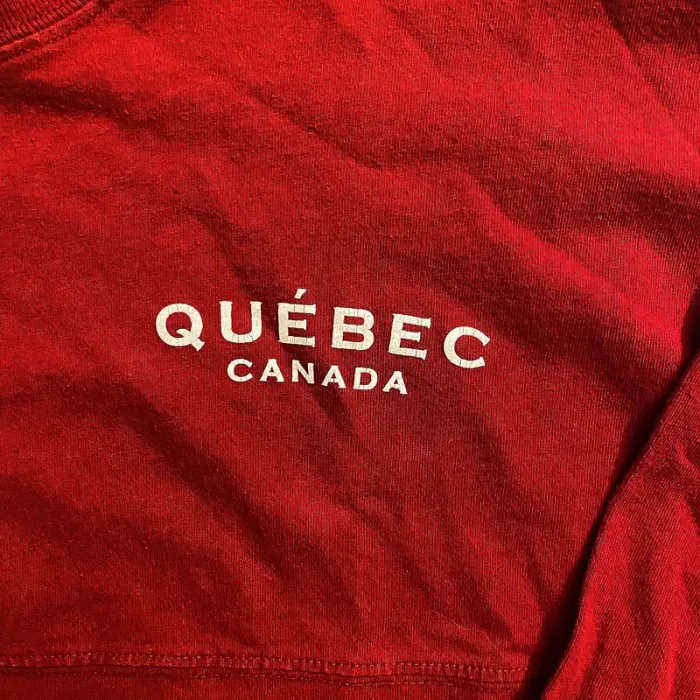 West Trend Import Canada Sweat Pull Rouge Quebec Homme Exclusif Vintage (Taille S) - photo numéro 4