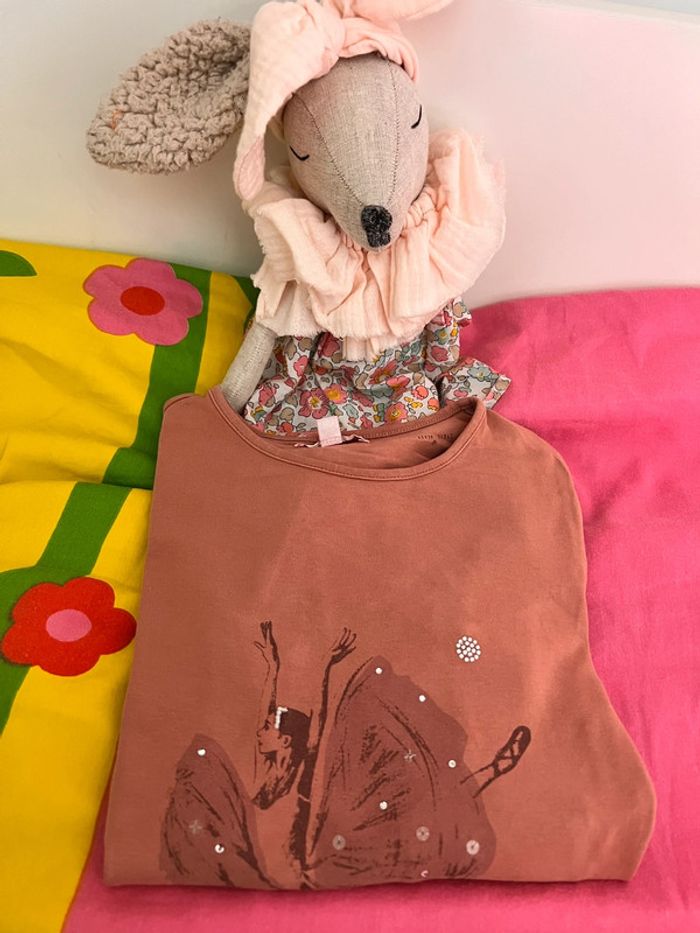 Haut t-shirt manches longues repetto 12 ans - photo numéro 4